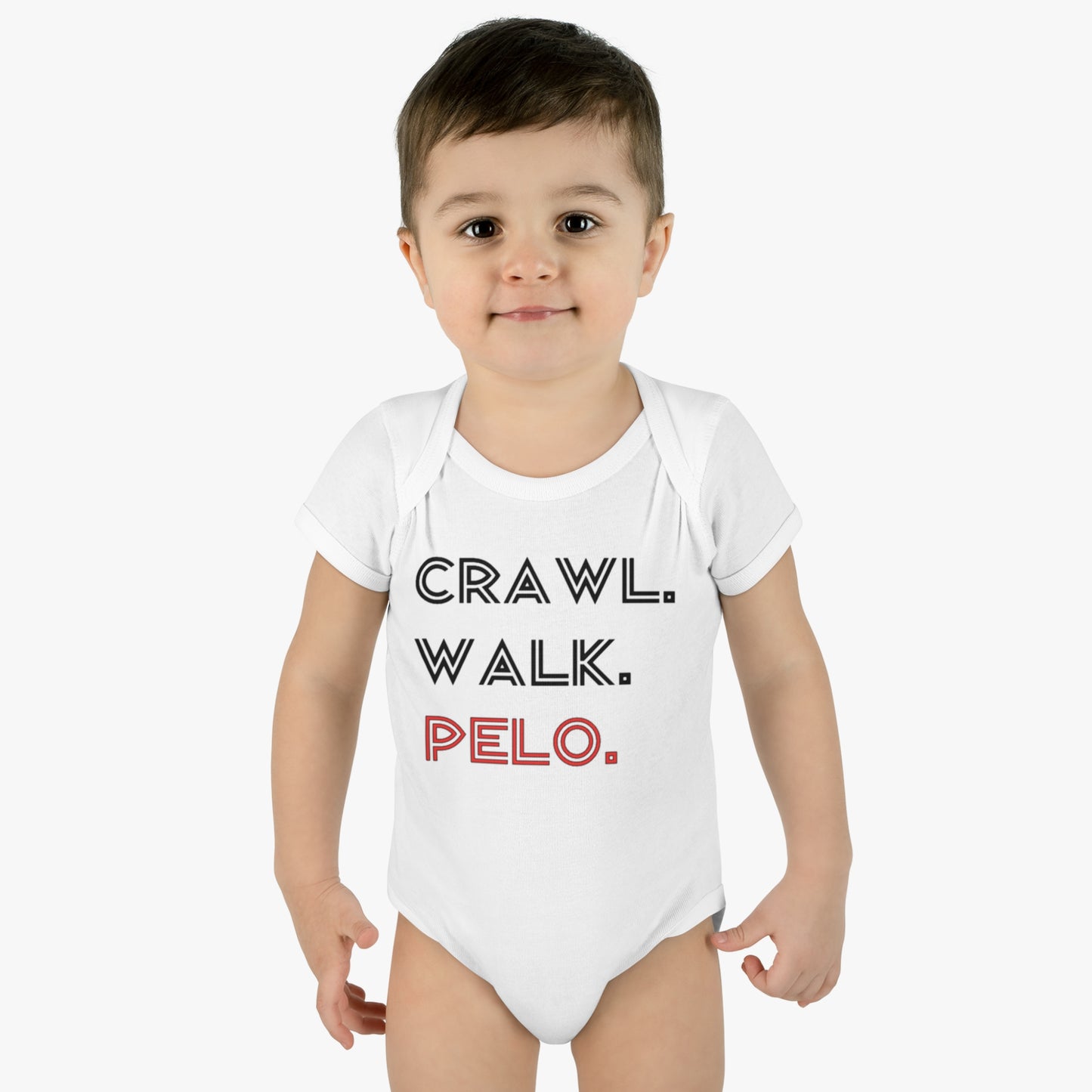 Crawl Walk Pelo Infant Baby Rib Bodysuit Onesie