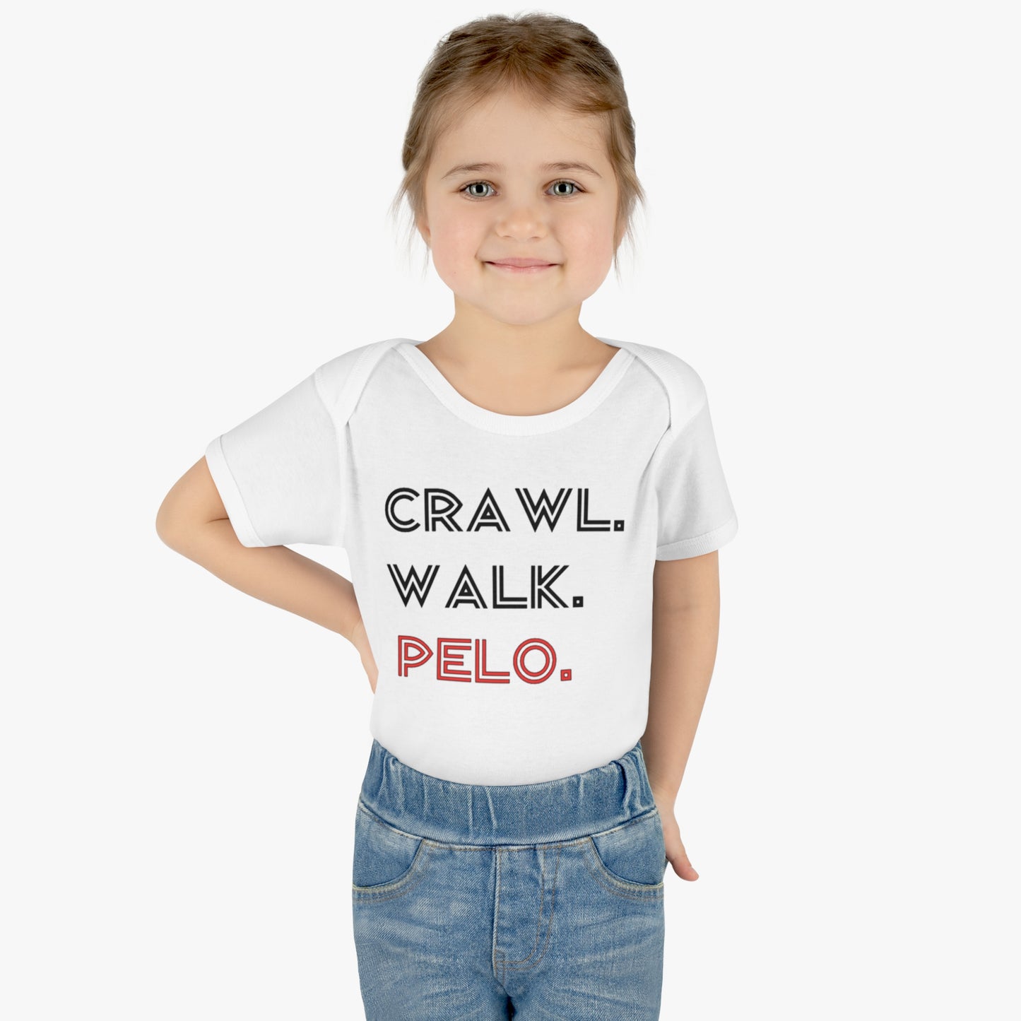 Crawl Walk Pelo Infant Baby Rib Bodysuit Onesie