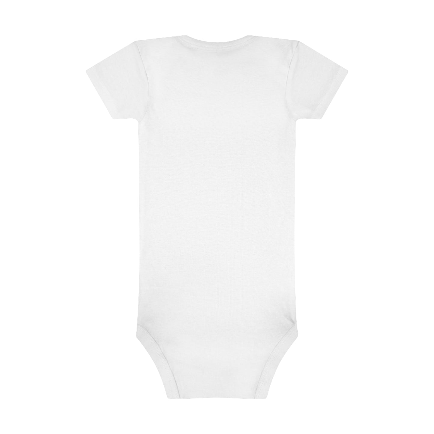 PeloBaby White Short Sleeve Baby Onesie Bodysuit