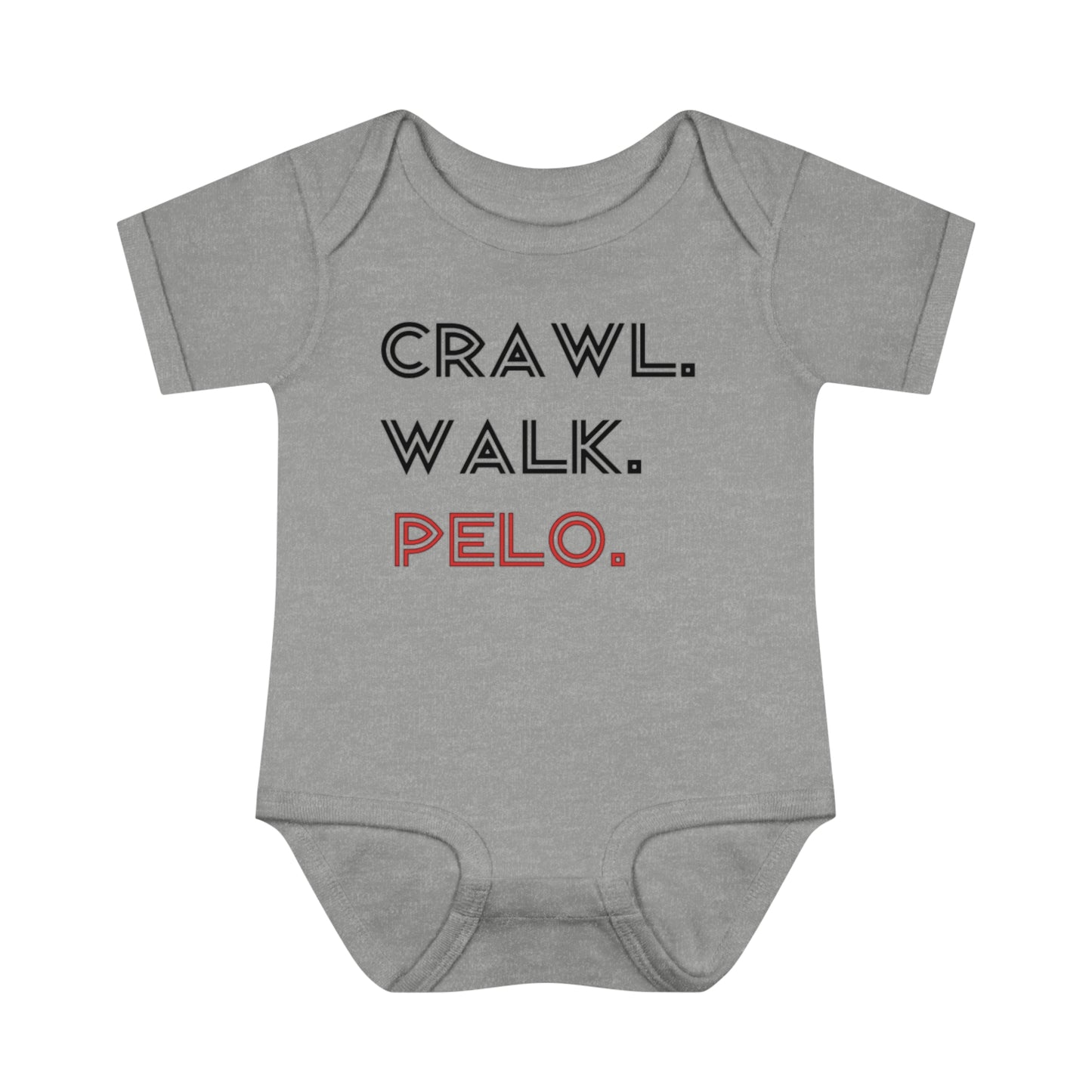 Crawl Walk Pelo Infant Baby Rib Bodysuit Onesie