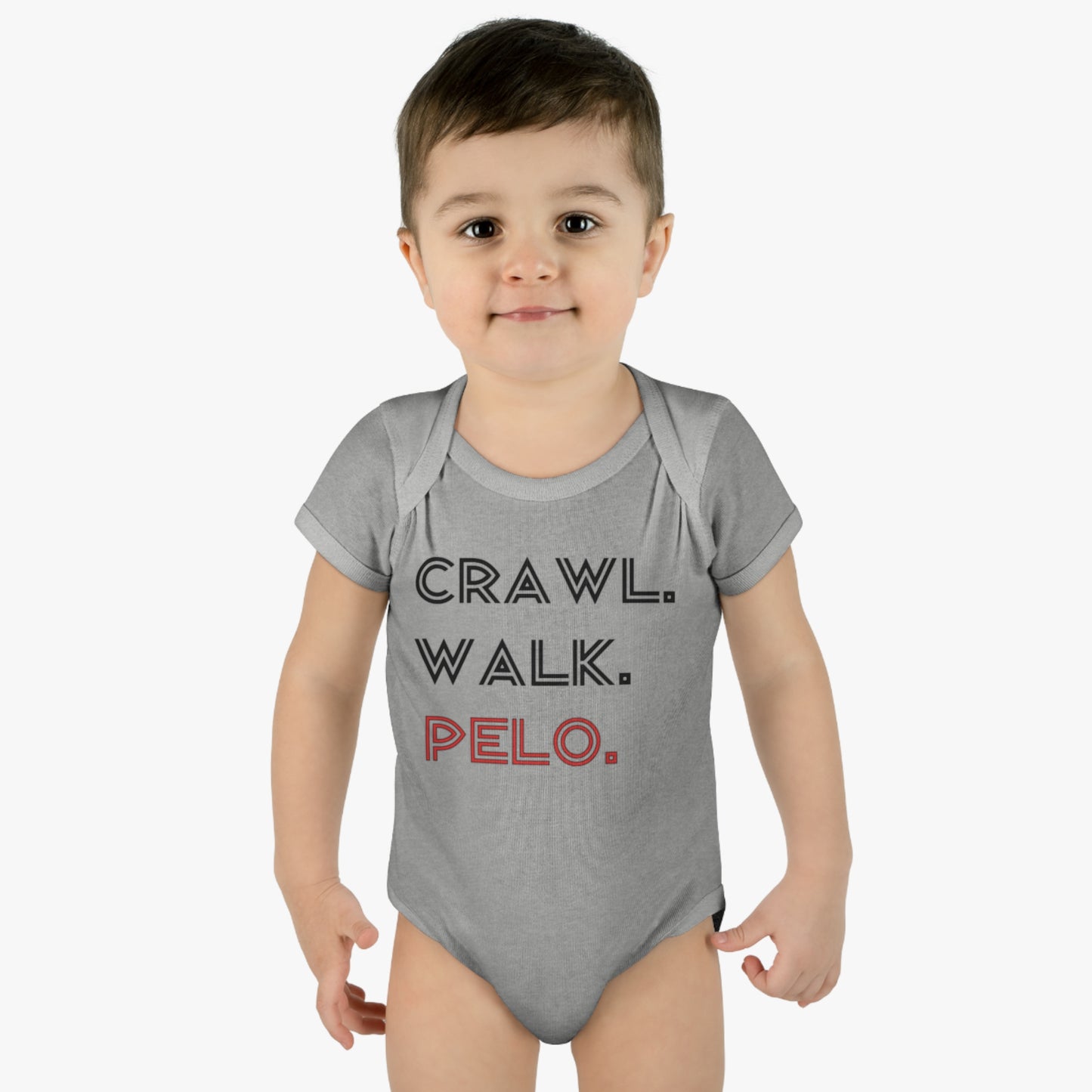 Crawl Walk Pelo Infant Baby Rib Bodysuit Onesie